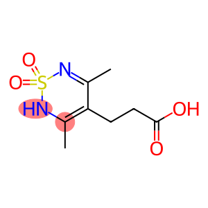 3-(3,5-DIMETHYL-1,1-DIOXO-1,2-DIHYDRO-1LAMBDA6-[1,2,6]THIADIAZIN-4-YL)-PROPIONIC ACID