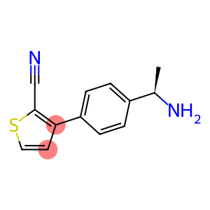 2-Thiophenecarbonitrile, 3-[4-[(1R)-1-aminoethyl]phenyl]-