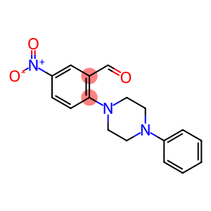 Benzaldehyde, 5-nitro-2-(4-phenyl-1-piperazinyl)-