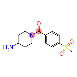 1-[4-(METHYLSULFONYL)BENZOYL]-4-PIPERIDINAMINE