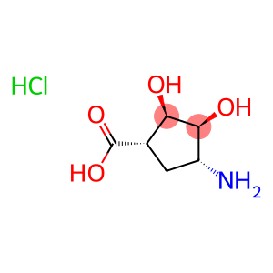 (1S,2R,3S,4R)-4-amino-2,3-dihydroxycyclopentane-1-carboxylicacidhydrochloride