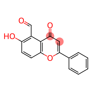4H-1-Benzopyran-5-carboxaldehyde, 6-hydroxy-4-oxo-2-phenyl-