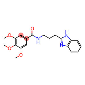 Benzamide, N-[3-(1H-benzimidazol-2-yl)propyl]-3,4,5-trimethoxy-