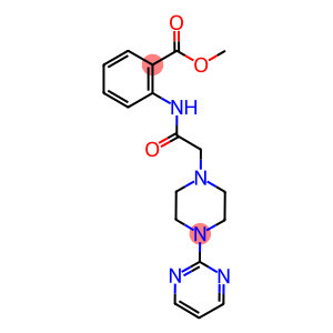 methyl 2-({[4-(2-pyrimidinyl)-1-piperazinyl]acetyl}amino)benzoate