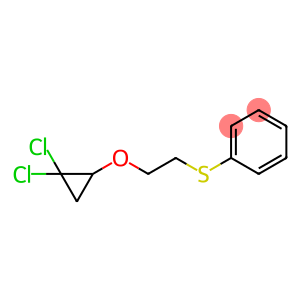 Benzene, [[2-[(2,2-dichlorocyclopropyl)oxy]ethyl]thio]-