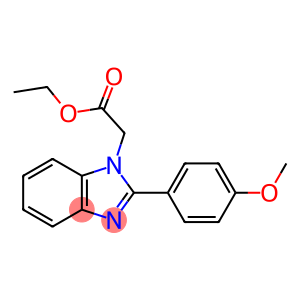 [2-(4-METHOXY-PHENYL)-BENZOIMIDAZOL-1-YL]-ACETIC ACID ETHYL ESTER