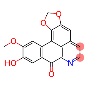 8H-Benzo[g]-1,3-benzodioxolo[6,5,4-de]quinolin-8-one, 10-hydroxy-11-methoxy- (9CI)