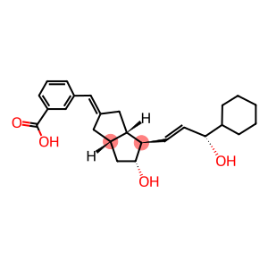 3-[(E)-[(3aS,4R,5R,6aS)-4-[(E,3S)-3-cyclohexyl-3-hydroxyprop-1-enyl]-5-hydroxy-3,3a,4,5,6,6a-hexahydro-1H-pentalen-2-ylidene]methyl]benzoic acid