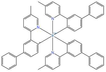 Tris[3-(5-methyl-2-pyridinyl-kN)[1,1'-biphenyl]-4-yl-kC]Iridium(III)
