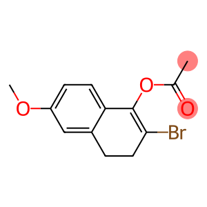 2-bromo-6-methoxy-3,4-dihydronaphthalen-1-yl acetate