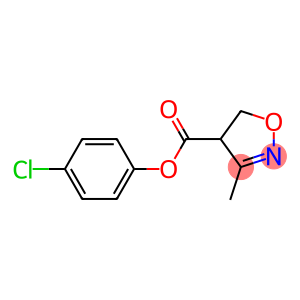 4-Isoxazolecarboxylic  acid,  4-(4-chlorophenyl)-4,5-dihydro-3-methyl-,  (+)-