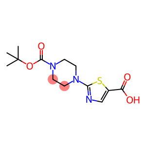 1-Piperazinecarboxylic acid, 4-(5-carboxy-2-thiazolyl)-, 1-(1,1-dimethylethyl) ester