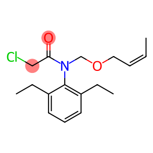 Acetamide, N-(2,6-diethylphenyl)-N-((2-butenyloxy)methyl)-2-chloro-, (Z)-