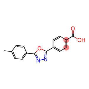 4-(5-(对甲苯基)-1,3,4-噁二唑-2-基)苯甲酸