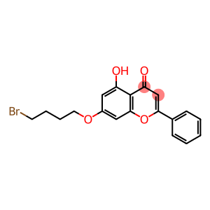 4H-1-Benzopyran-4-one, 7-(4-bromobutoxy)-5-hydroxy-2-phenyl-