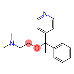 Ethanamine, N,N-dimethyl-2-[1-phenyl-1-(4-pyridinyl)ethoxy]-