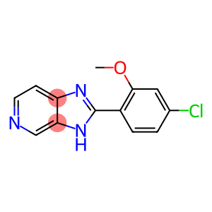 1H-Imidazo[4,5-c]pyridine, 2-(4-chloro-2-methoxyphenyl)-