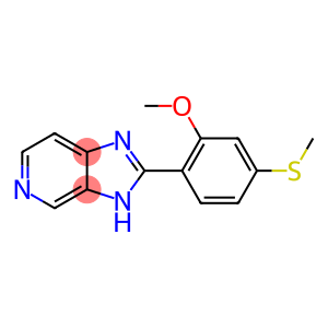 3H-Imidazo[4,5-c]pyridine, 2-[2-methoxy-4-(methylthio)phenyl]-