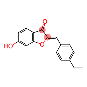 (2Z)-2-[(4-ethylphenyl)methylene]-6-hydroxy-3-benzofuranone