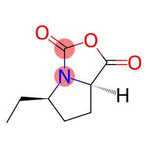 1H,3H-Pyrrolo[1,2-c]oxazole-1,3-dione,5-ethyltetrahydro-,(5R-trans)-(9CI)