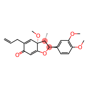 (2S,3R,3aS)-2-(3,4-dimethoxyphenyl)-3a-methoxy-3-methyl-5-prop-2-enyl-2,3-dihydrobenzofuran-6-one