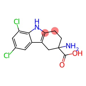 3-Amino-6,8-dichloro-2,3,4,9-tetrahydro-1H-carbazole-3-carboxylic acid