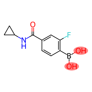 (4-(cyclopropylcarbaMoyl)-2-fluorophenyl)boronic acid