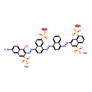 3-[[4-[[4-[(2E)-2-(6-amino-1-oxo-3-sulfonatonaphthalen-2-ylidene)hydrazinyl]-7-sulfonatonaphthalen-1-yl]diazenyl]naphthalen-1-yl]diazenyl]naphthalene-1,5-disulfonate