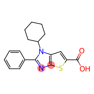 1H-Thieno[2,3-d]imidazole-5-carboxylic  acid,  1-cyclohexyl-2-phenyl-