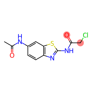 N-(6-ACETYLAMINO-BENZOTHIAZOL-2-YL)-2-CHLORO-ACETAMIDE