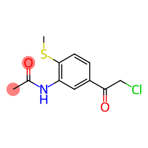 N-[5-(2-氯乙酰基)-2-(甲磺基)苯基]乙酰胺