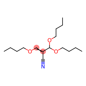 1,3,3-Tributoxy-1-propene-2-carbonitrile