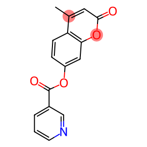 4-methyl-2-oxo-2H-chromen-7-yl nicotinate