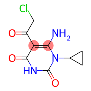 6-AMINO-5-(CHLOROACETYL)-1-CYCLOPROPYLPYRIMIDINE-2,4(1H,3H)-DIONE