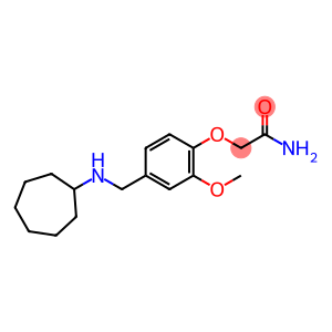 2-{4-[(cycloheptylamino)methyl]-2-methoxyphenoxy}acetamide