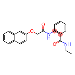 N-ethyl-2-{[(2-naphthyloxy)acetyl]amino}benzamide