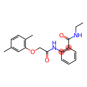 2-{[2-(2,5-dimethylphenoxy)acetyl]amino}-N-ethylbenzamide