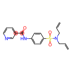 N-{4-[(diallylamino)sulfonyl]phenyl}nicotinamide