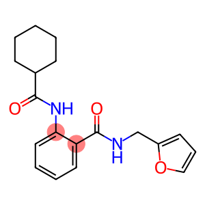 2-[(cyclohexylcarbonyl)amino]-N-(2-furylmethyl)benzamide