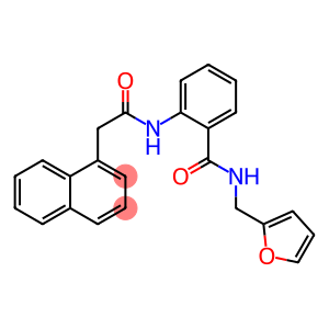 N-(2-furylmethyl)-2-[(1-naphthylacetyl)amino]benzamide