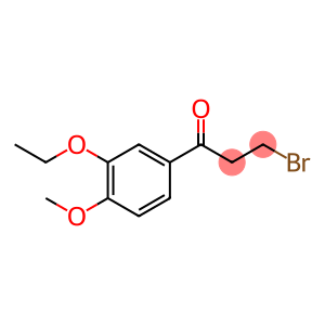 1-Propanone, 3-bromo-1-(3-ethoxy-4-methoxyphenyl)-