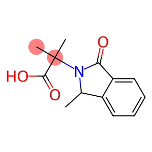 2-Isoindolineacetic  acid,  -alpha-,-alpha-,1-trimethyl-3-oxo-  (5CI)