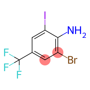 Benzenamine, 2-bromo-6-iodo-4-(trifluoromethyl)-