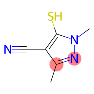 1H-Pyrazole-4-carbonitrile,  5-mercapto-1,3-dimethyl-