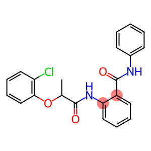 Benzamide, 2-[[2-(2-chlorophenoxy)-1-oxopropyl]amino]-N-phenyl-