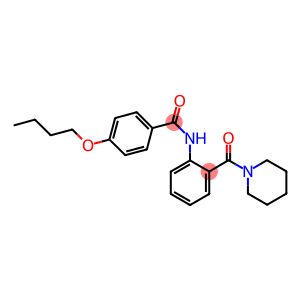 4-butoxy-N-[2-(1-piperidinylcarbonyl)phenyl]benzamide