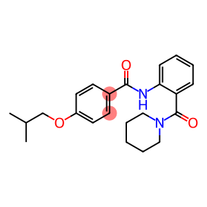 4-isobutoxy-N-[2-(1-piperidinylcarbonyl)phenyl]benzamide