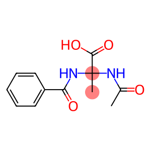 Propionic  acid,  -alpha--acetamido--alpha--benzamido-  (3CI)