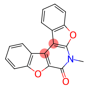 Bisbenzofuro[2,3-b:3,2-d]pyridin-7(6H)-one,  6-methyl-  (9CI)