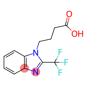 4-[2-(trifluoromethyl)-1-benzimidazolyl]butanoic acid